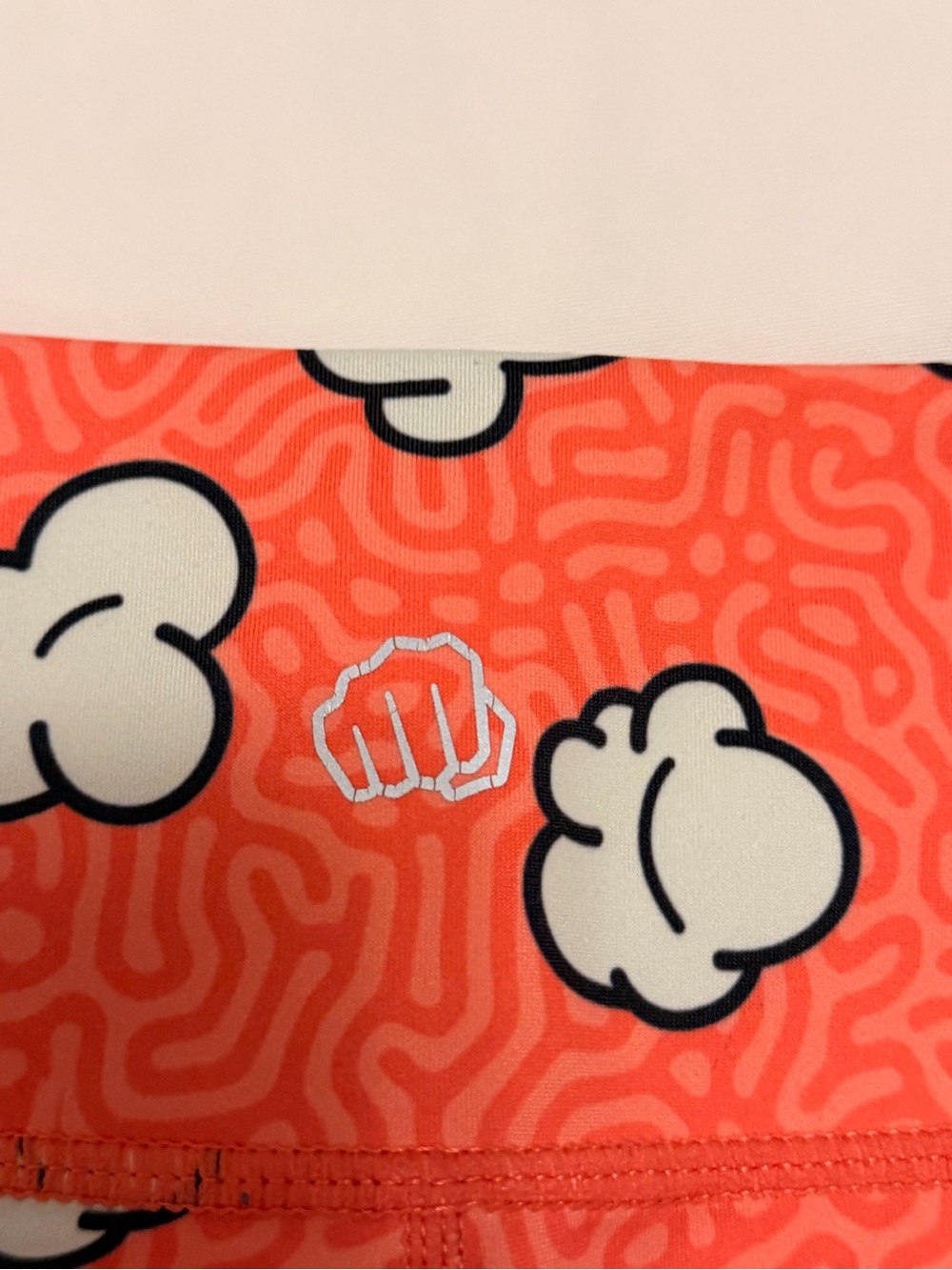Feed me fight me medium popcorn spandex shorts ( fmfm ) - Picture 5 of 9